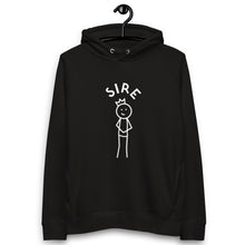 Load image into Gallery viewer, Sire Blck pullover hoodie
